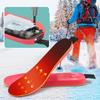 Rechargeable 3000mAh Outdoor Camping Heating Insoles 1 Pair Thermal Heated Insole Women Men App Control Insoles For Cold Weather