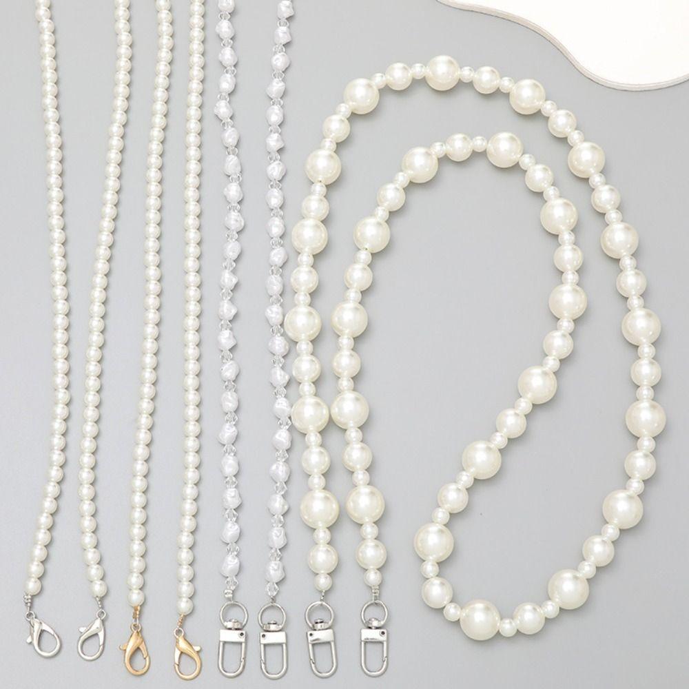 Beaded Pearl Strap Crossbody Chain DIY Doll Chain Portable Bag Chain