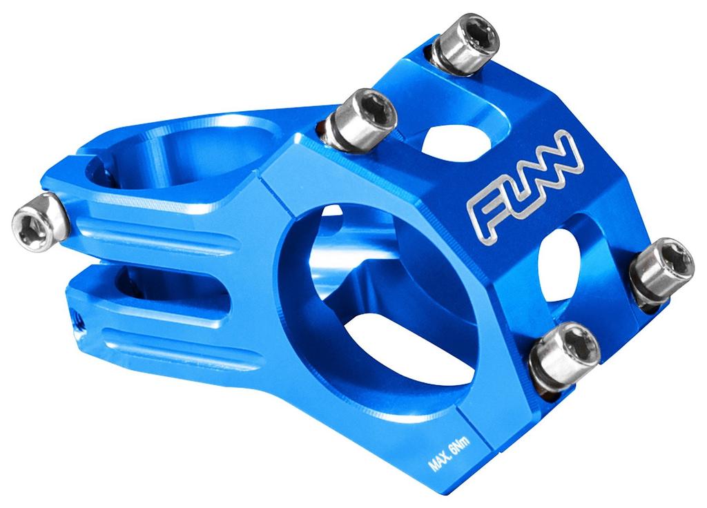 FUNN Funnduro MTB Stem Mm X 60mm Handlebar Stem Clamp Suitable for Mountain BMX Bike Handlebar Stem 31.8 - Diameter 31.8mm - Bikes, Bicycles,