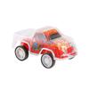 Inertial Simulation Mini Transparent Double Layer Graffiti Car Children Toy
