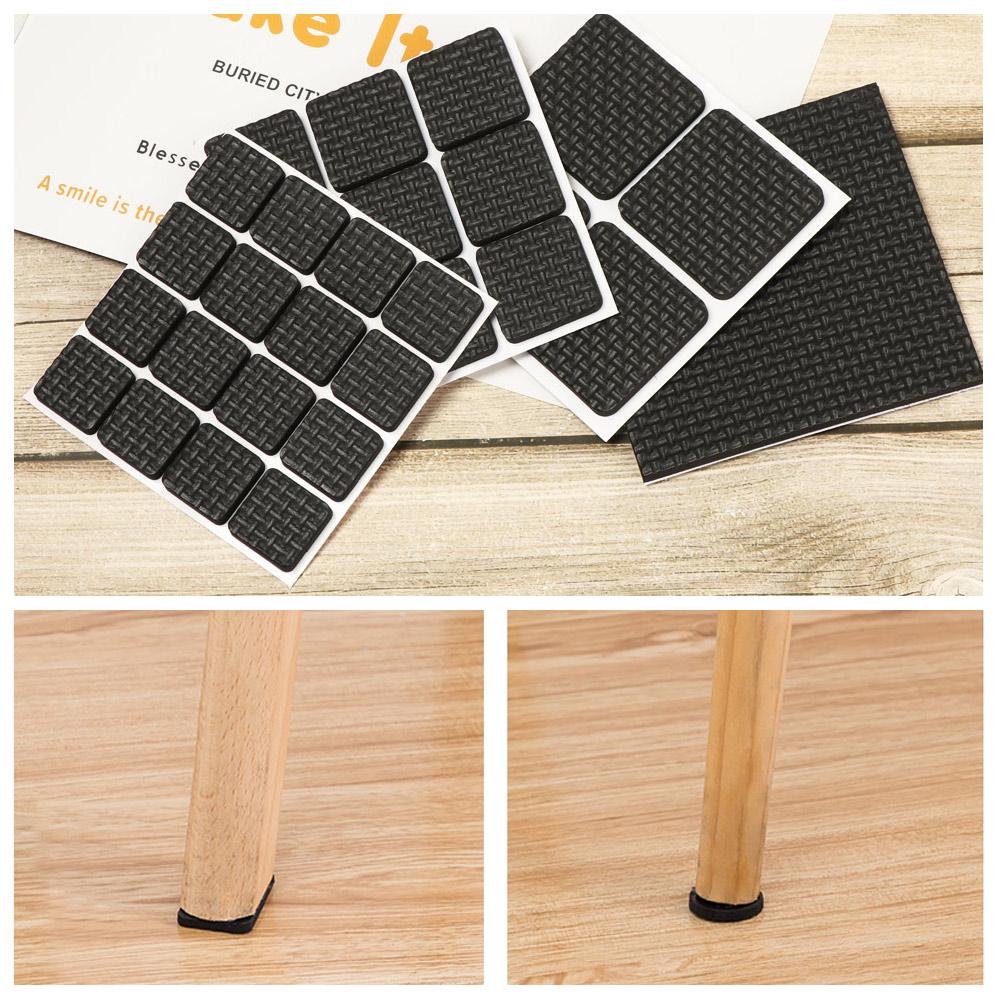 Caps Scratch Proof Self Adhesive Chair Sofa Floor Protectors Furniture Leg Pads Table Feet Covers