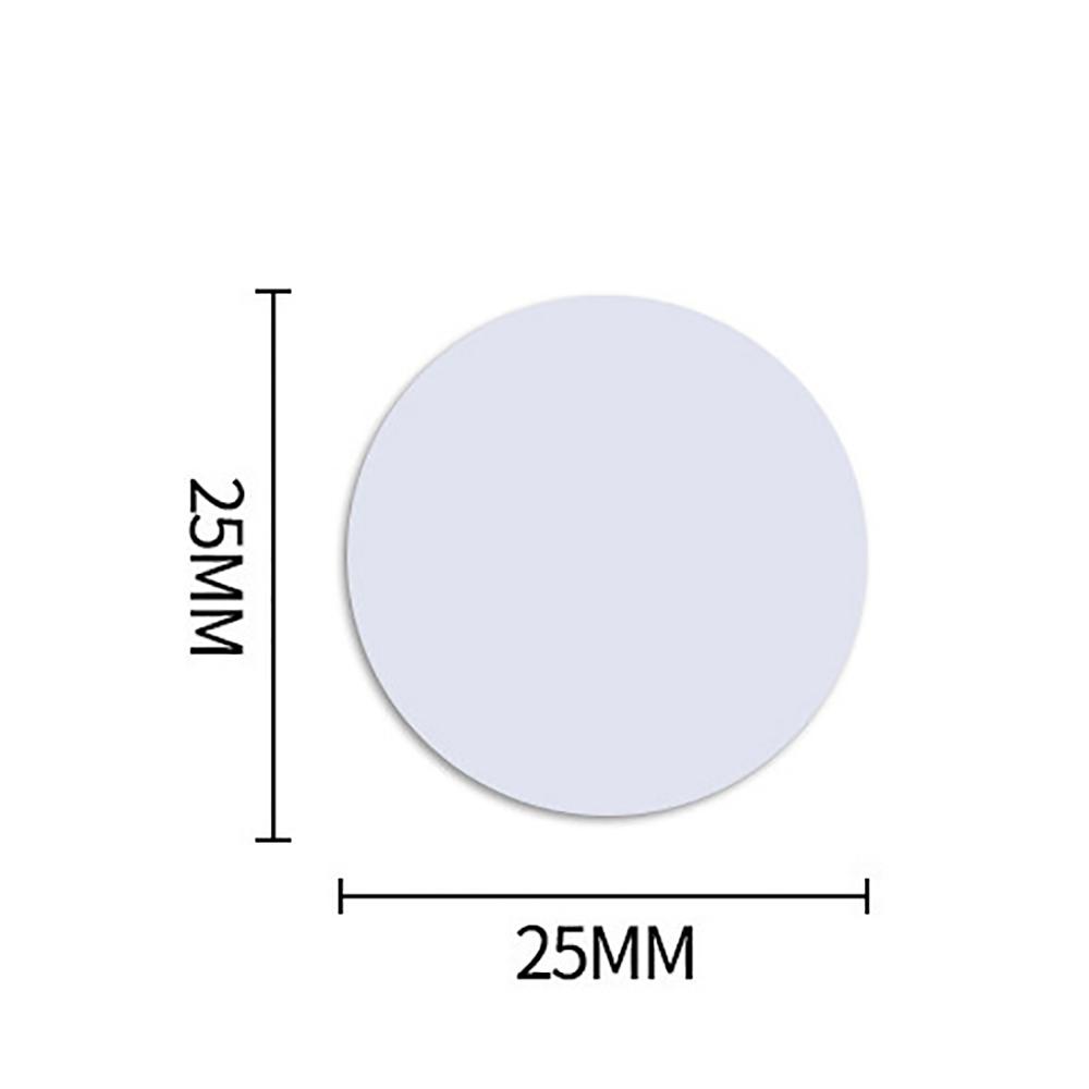 20 шт. круглых NFC-меток NTAG215, пустые карты, водонепроницаемый чип 25 мм