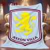 Aston Villa Pattern Flannel Blanket High quality All Seasons Warmth and Comfort Perfect for Christmas Gifts.