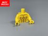 10 шт. Кубики MOC Торс Тело Мужчина Мышечные Штаны 4 см Деталь Фигурки Частицы Собранные Строительные Блоки Детские Игрушки