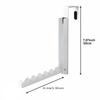 AEE2-Over The Door Hooks Hanger, Foldable Over Door Drying Laundry Rack Hooks For Hanging Clothes With 6 Groves