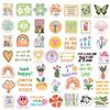 Motivational 50 Original Danish Powder Green Stickers Adorable Style Waterproof Decals For Guitar Notebook And Suitcase Diy Char