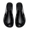 Fashion Men's Casual Slippers New Design Male Leather Shoes Half Drag Versatile Ultra-light Sandals Men Flip-flops Quick Dry Beach Flats