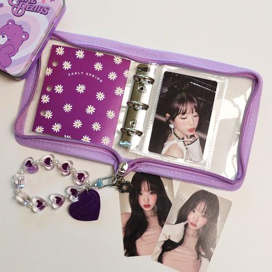 Папка-регистратор для фотографий Bombom mini с 3 отверстиями, фотокарточками и внутренними страницами