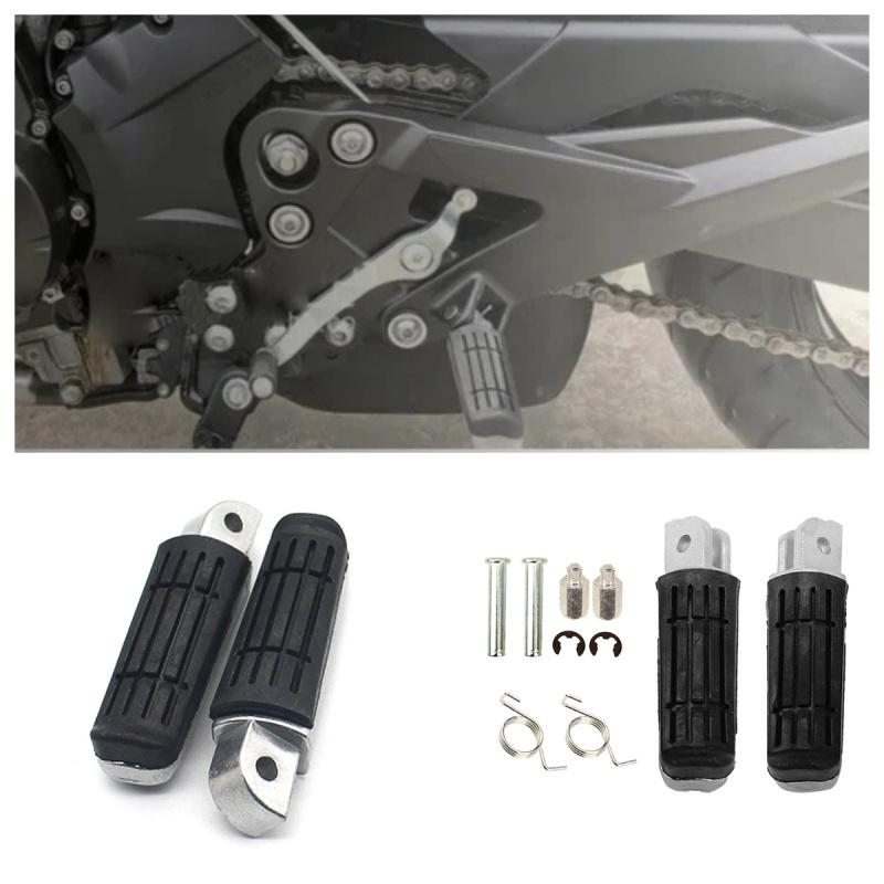 Передние и задние подножки для мотоцикла Yamaha XJ6 FZ6 MT09 MT07 FZ8 FZ1 FZ400 FZ600 XJ600 XJ900 TDM850 T Черный
