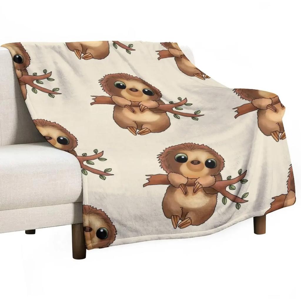 sloth Throw Blanket heavy to sleep Kid'S Soft For Sofa Thin Plaid Luxury Brand Blankets