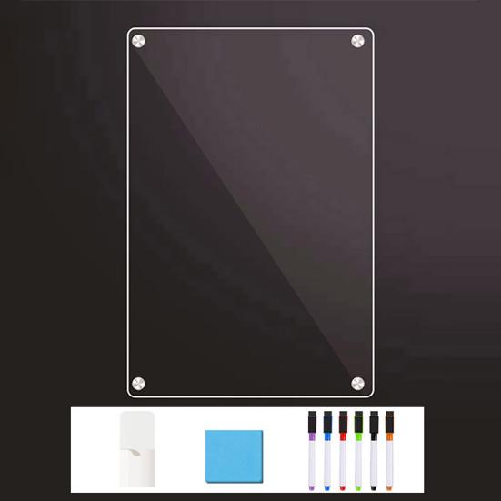 Магнитный холодильник-календарь, прозрачная многоразовая акриловая доска для сухого стирания, бытовой органайзер, доска