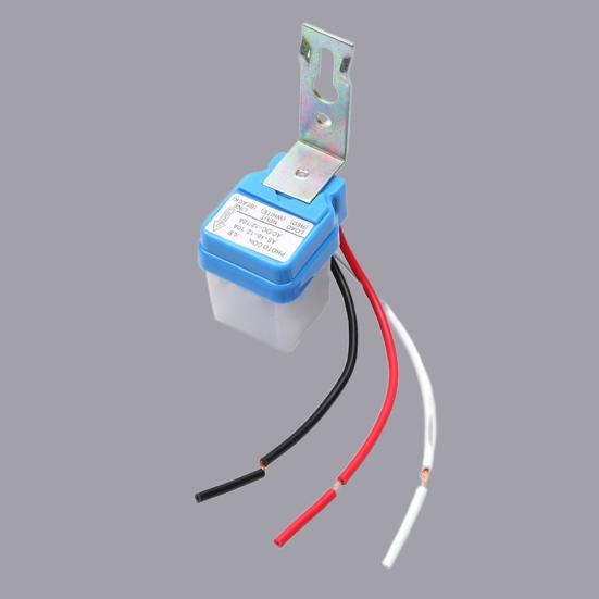 DC 12V 24V AC 110V 220V 50-60Hz Автоматический выключатель света с датчиком освещенности, фотореле