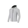 Fitness Series Fw22 Three-Dimensional Cut Solid Color Letter Print Woven Zipper Windbreaker Jacket Men Jackets Light-Gray AFDT533-2