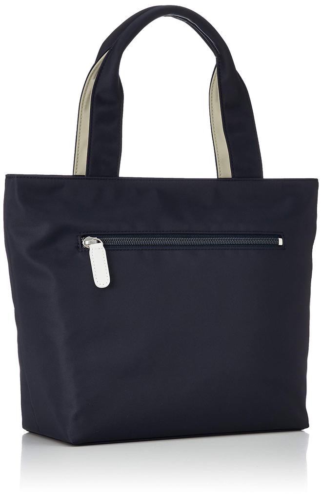 Сумка-тоут, совместимая с размером B5, темная 10911 [Kitamura] R-0687, женская, цвет синий/слоновая кость [темно-синий]