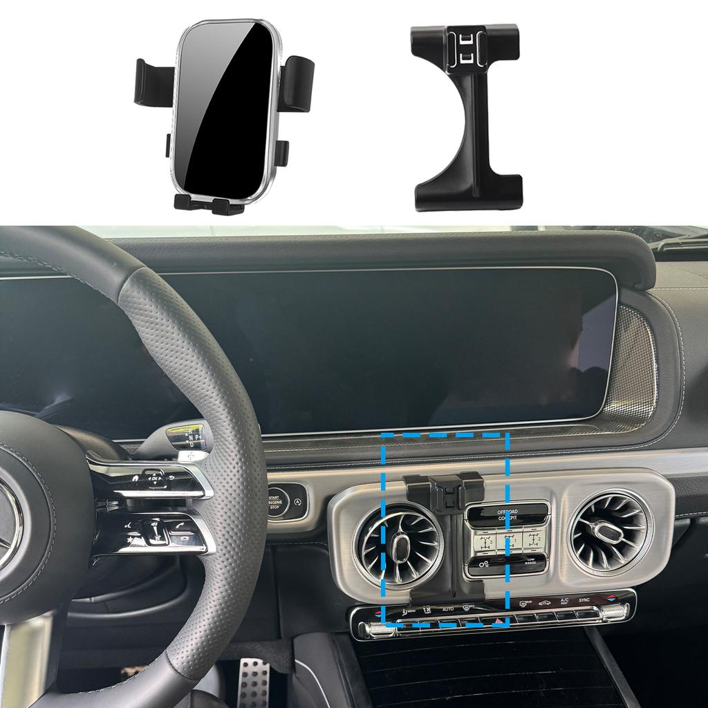 Крепление GPS-навигации Автомобильное для Mercedes Benz G-Class 2025 2026 2027 G500 G63 W463 AMG Держатель для мобильного телефона