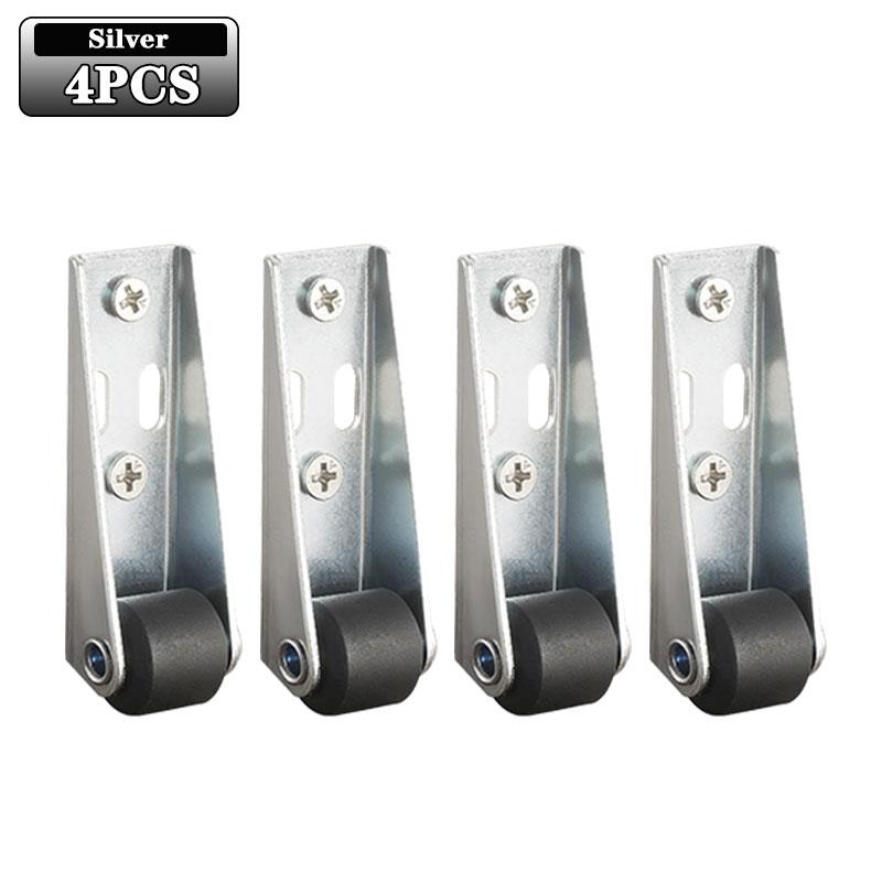 1-50 шт. плавно движущиеся направляющие ролики 0,8/1,6 дюйма длинный кронштейн направляющие колеса мебельная фурнитура аксессуары