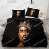 2Pac Тупак Амару Шакур Комплект постельного белья Пододеяльник Комплект для кровати Чехол для одеяла Наволочка Одеяло king Queen Size Комплект постельного белья для мальчиков и взрослых