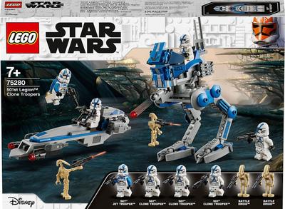 LEGO Звездные войны Клоны-солдаты 501 Подразделение 75280 Игрушечный блок Подарочный герой Sentai Мальчики от 7 лет и старше