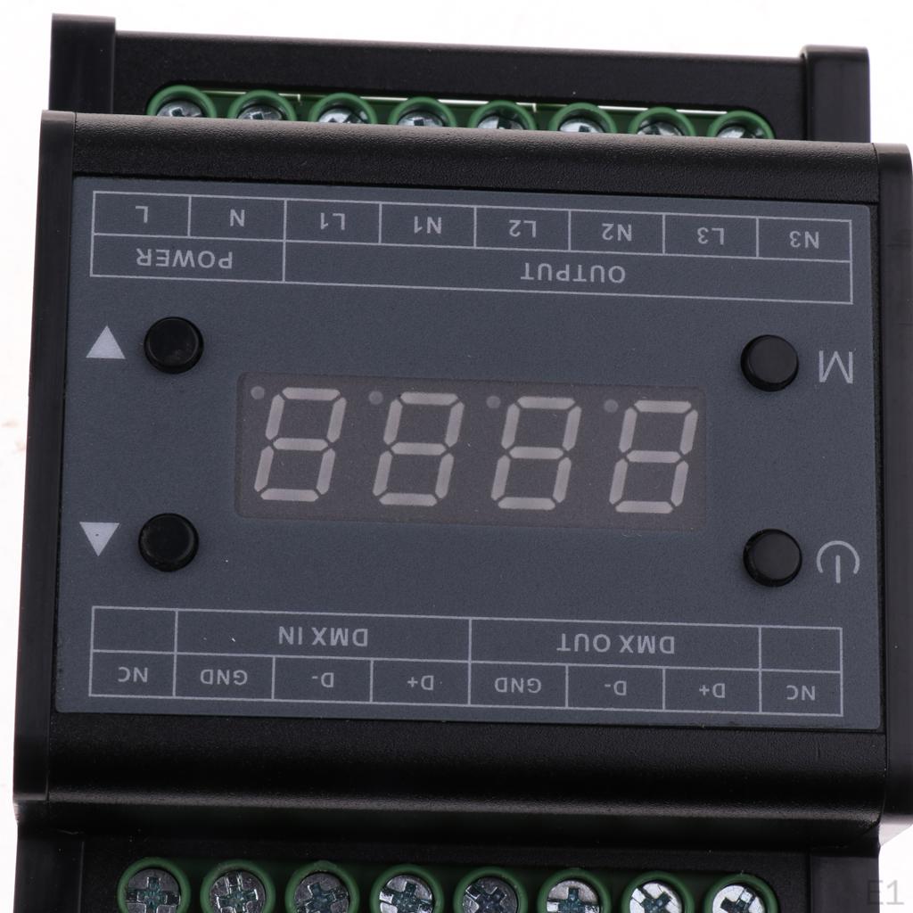 Умное освещение DMX Tri Dimmer Контроллер яркости светодиодного света 90-240В