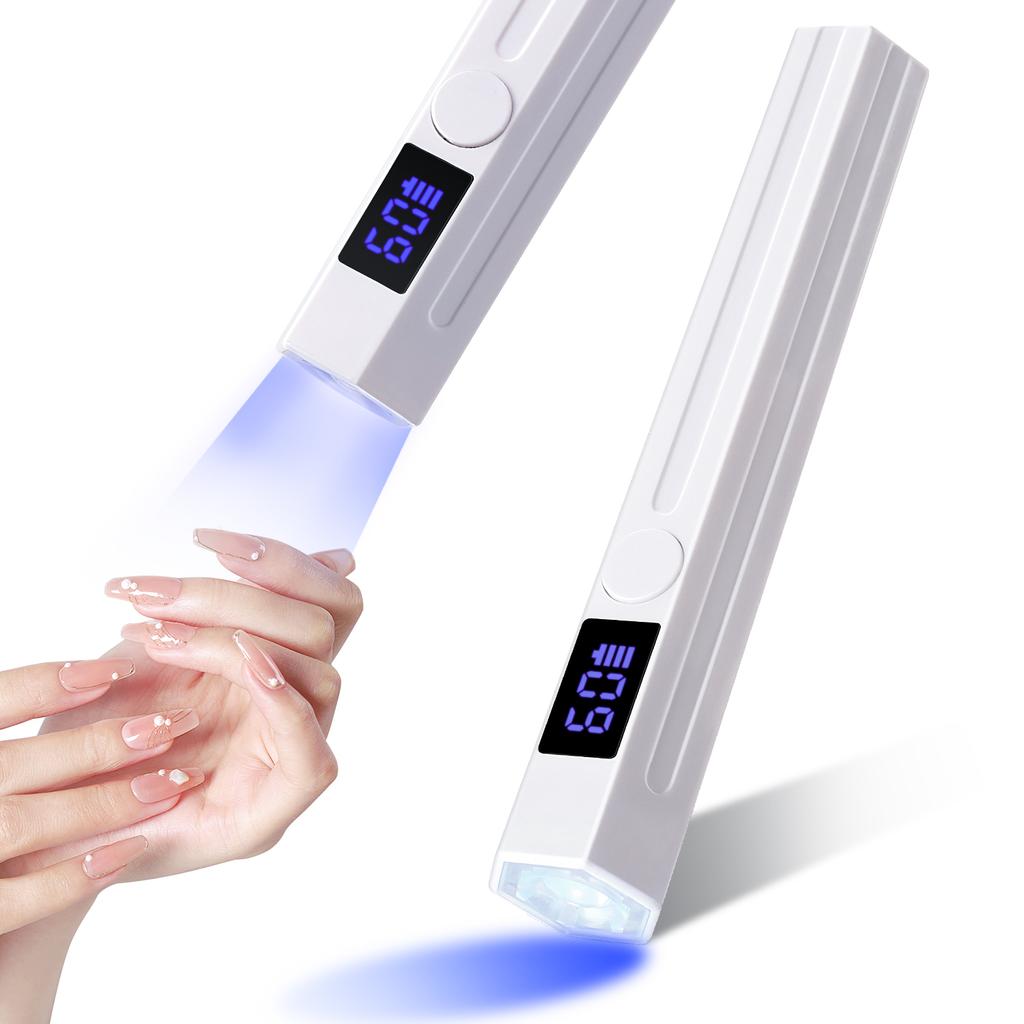 Mini UV Nail Lamp Dryer Machine Portable USB Rechargeable LED Nail Quick Drying Light Handheld Manicure Lamp For Gel Varnish