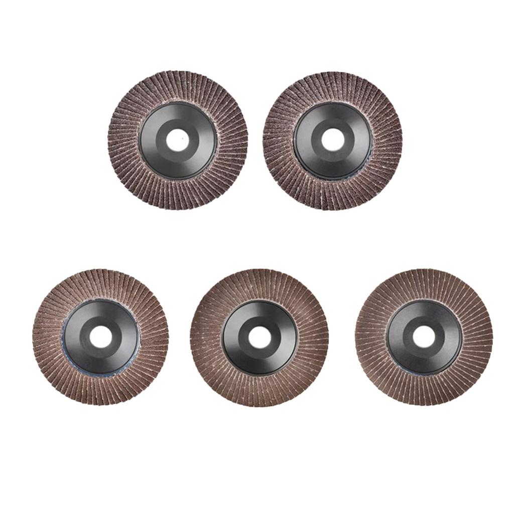 Прочные 100-миллиметровые лепестковые диски для угловой шлифовальной машины, шлифовальный диск с зернистостью 60/80/120/240/320, хорошая прочность для шлифования, удаления ржавчины