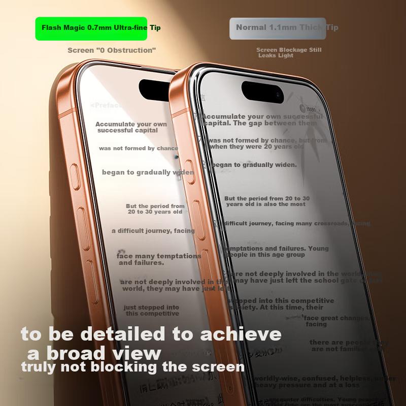 Tempered Glass Screen Protector for iPhone 17 Pro Max, High Definition Full Screen, Smooth, Anti-Fingerprint, Dustproof, and Earpiece Dustproof