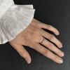 Серебряное кольцо с без камней, вес изделия 0,91 гр (2211273)