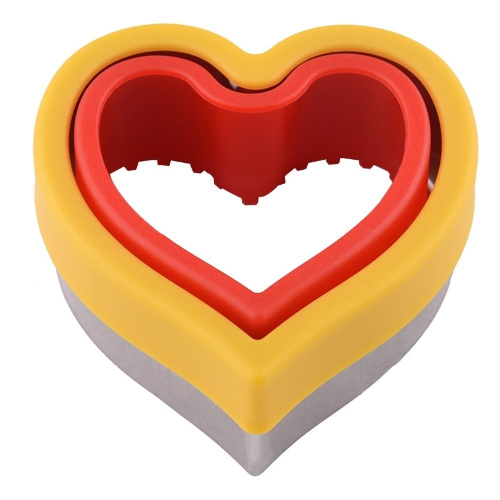 Multi-purpose Sandwich Cutting Mold Stainless Steel Cartoon Heart-shaped Biscuit Molds