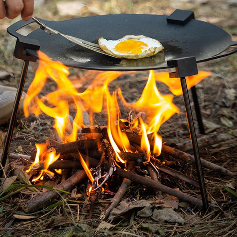 Detachable Grill Vertical Tripod Grill Barbecue Grill Aluminum Alloy Bracket Barbecue Tripod Stand Outdoor Griddle Grill