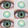 Eyeshare 1 пара голубых зрачков для больших натуральных карих глаз 14,5 мм зеленые контактные линзы