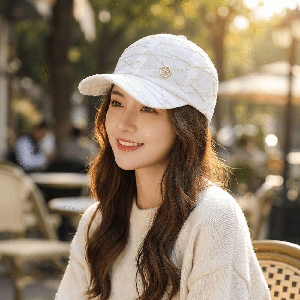 Simple Sun Hats Letter Duck Tongue Hat Fashion Baseball Caps Outdoor Sport