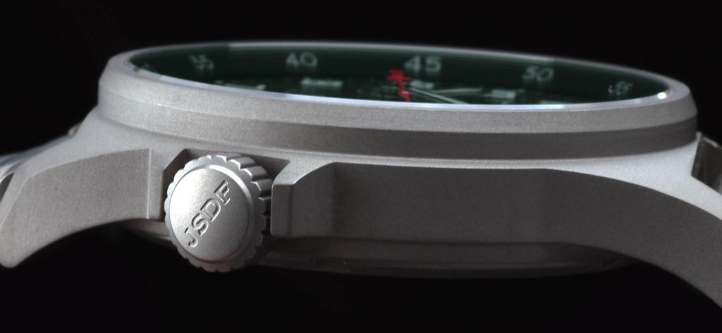 Kentex JSDF Titanium Solar Watch Green S815M-01 Men's