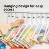 Puzzle storage bag for children and babies, toy sorting mesh bag, card storage transparent zipper mesh bag, 2-pack