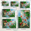 3D Koi Fish Print Мягкий кухонный ковер Анти-усталость Кухонный коврик Водонепроницаемые нескользящие коврики Набор Бегун Коврик Прикроватный коврик Абсорбирующий ковер для кухни