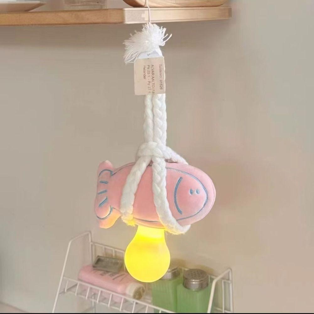 Hanging LED Bedside Lamp Cartoon Fish Baby Feeding Lamp  for Home Decoration