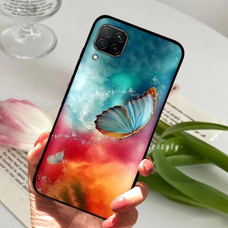 Мягкий чехол для телефона Huawei P40 Lite Чехол P 40 ТПУ Силикон Крутой Принт Животных Coque для Huawei P40 Pro Чехлы P40Lite P40Pro Capa