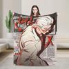 To Be Hero-X Snap Fashion Blanket Anime Cartoon Flannel Novelty Warm Throw Fashion Blanket for Bed Sofa Spring/Autumn Car