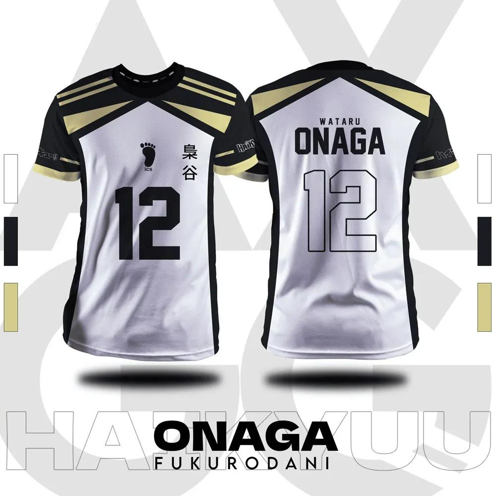 Haikyuu Fukurodani мультфильм аниме косплей мужской трикотаж летний короткий рукав детская унисекс футболка топ 2024 новая мода женская футболка