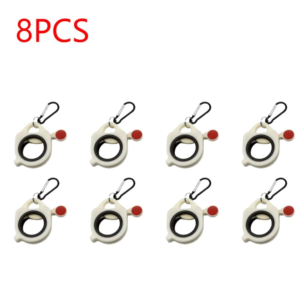 1-10Pcs Fluorescent Cable Tie Organizer Portable Storage Cable Tie Holder Cable Tie Storage Tool Electrical Wire Tie Organizer