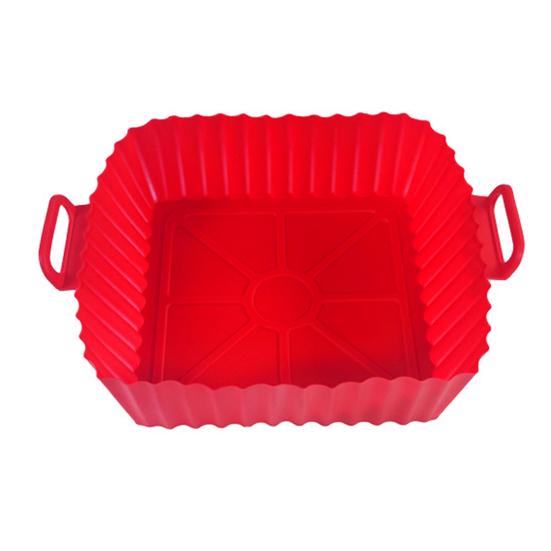 Подложки для фритюрницы Силиконовый противень Многоразовая корзина для фритюрницы Коврик для фритюрницы с антипригарным покрытием Противень для пиццы Духовка Кухонные принадлежности