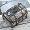 1Plastic Transparent Pirate Treasure Box Crystal Gem Jewelry Box Storage Organizer Chest Treasure for Jewelry Gem Trinket Box