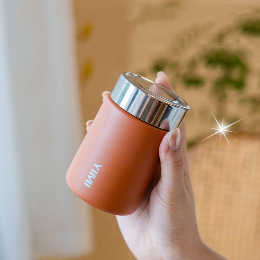 316 Stainless Steel 230ml Portable Vacuum Flask Leak Proof Mini Thermal Water Bottle  Porridge Soup