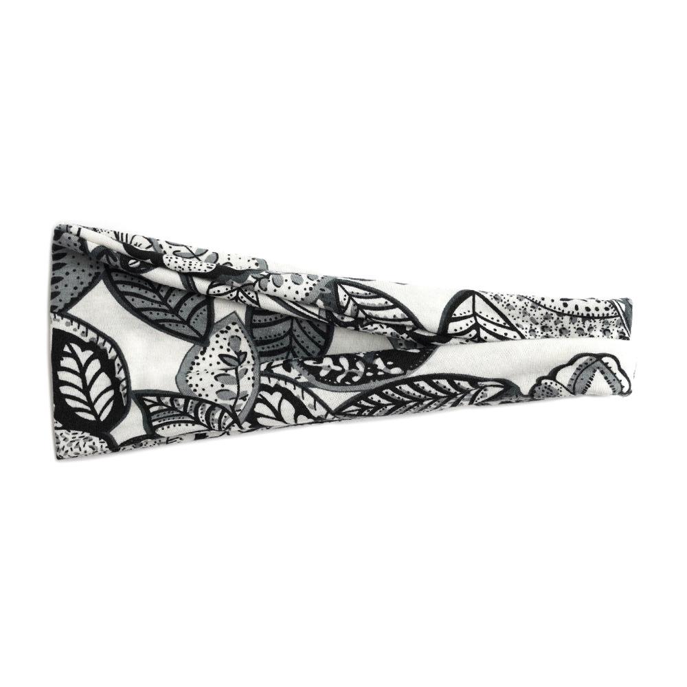 Женская спортивная повязка на голову, повязка на голову для йоги, впитывающий пот пояс, антиперспирант, широкий край, напечатанный платок, аксессуары для волос