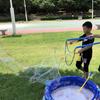 Double Pole Giant Bubble Stick, Large Bubble Circle Rope Toy, Outdoor Garden Stage Props Fun Bubble Tool for Kids