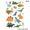 1 лист 3D динозавр временные татуировки для мальчиков девочек детей поддельные татуировки T-Rex наклейка маленький динозавр вечеринка сувениры татуировки