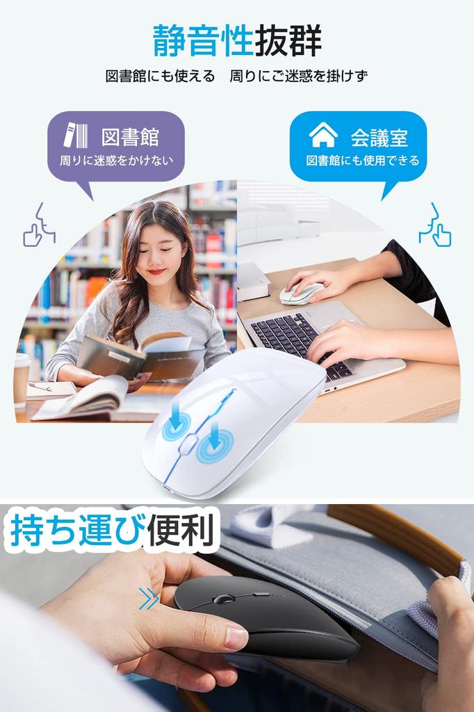 Беспроводная ультра беспроводная энергия 3DPI высокая совместимость с белой мышью, тонкая, тихая, мышь, экономия, 2,4 ГГц, режим, точность, портативная,