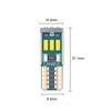 10 шт. Светодиодные лампы W5W T10 Canbus 9-SMD 12V 6000K Белый 194 168 Автомобильные внутренние купольные лампы, лампы для номерного знака, парковочные огни, автоматическая сигнальная лампа