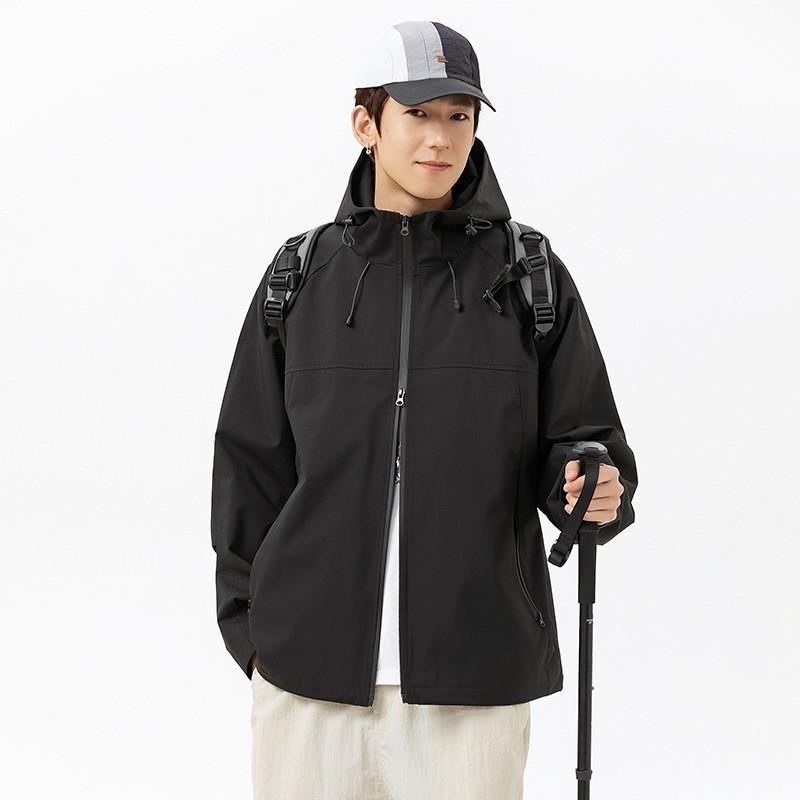 Весенняя новая ветрозащитная и водонепроницаемая куртка с капюшоном, функциональная горная функциональная спортивная куртка для активного отдыха на открытом воздухе