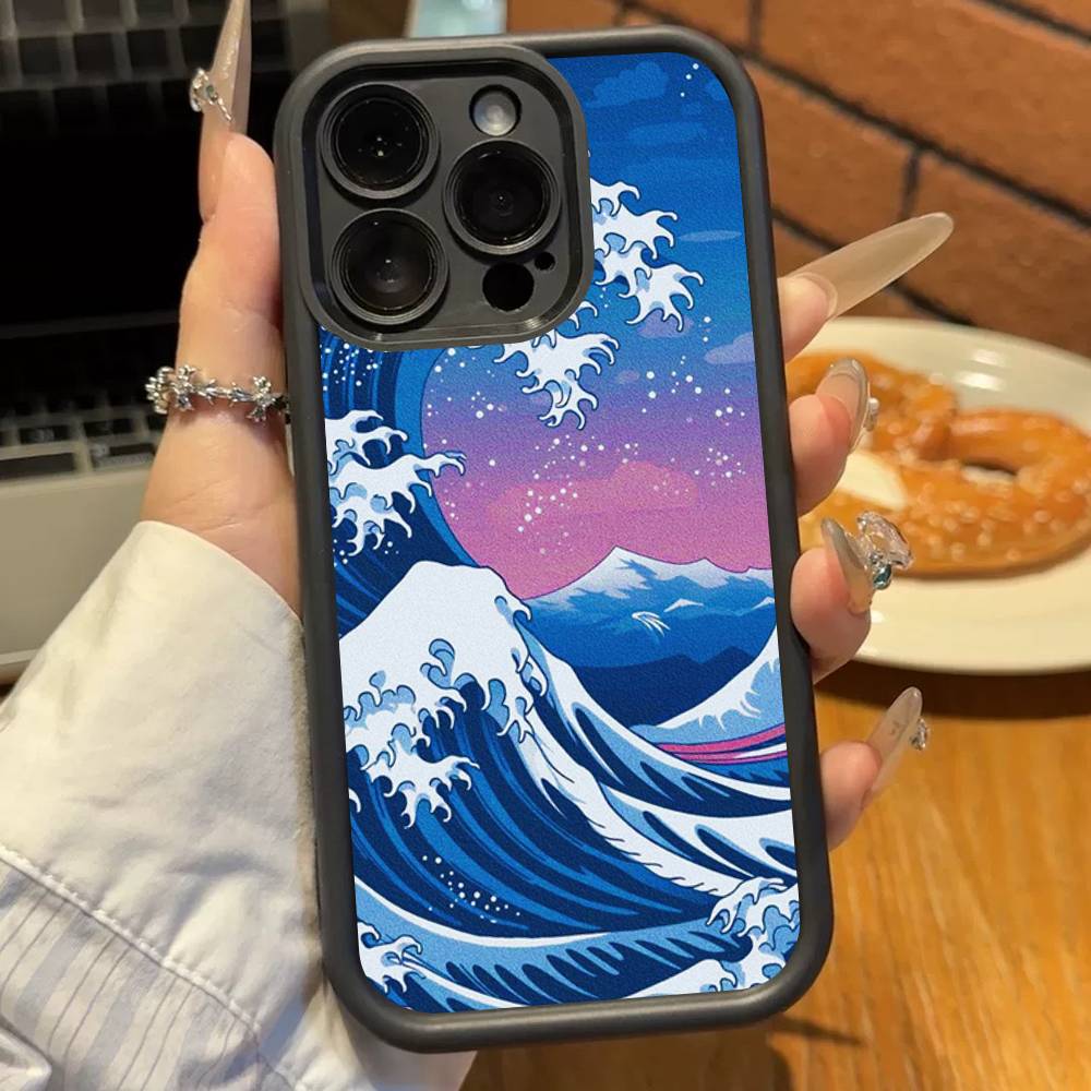 Япония Токио Осака Канагава Чехол для телефона Для iPhone 17 16 15 14 13 12 11 Pro Plus Max Мягкий ТПУ Защита камеры-лестницы Мягкая крышка