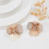 Flower Petal Flower Petal Drop Earrings Tassel Exaggerated Large Petal Stud Earrings  Women